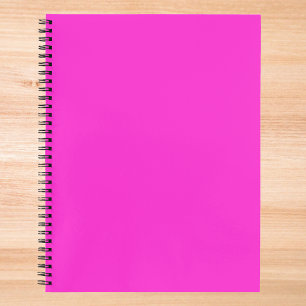 Hot Magenta Solid Color Notizbuch