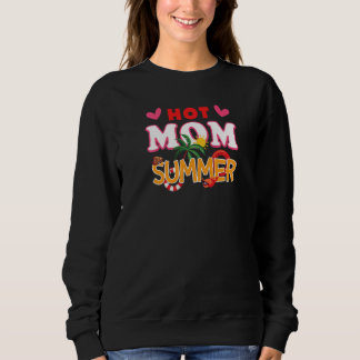 Hot Mama Summer Graphic Beach Sweatshirt