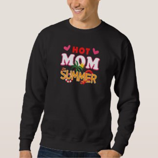 Hot Mama Summer Graphic Beach Sweatshirt