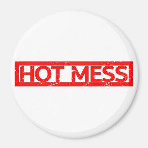 Hot-Mess-Briefmarke Magnet