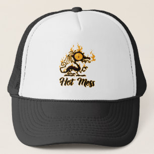Hot Mess Crispy Dragon Truckerkappe