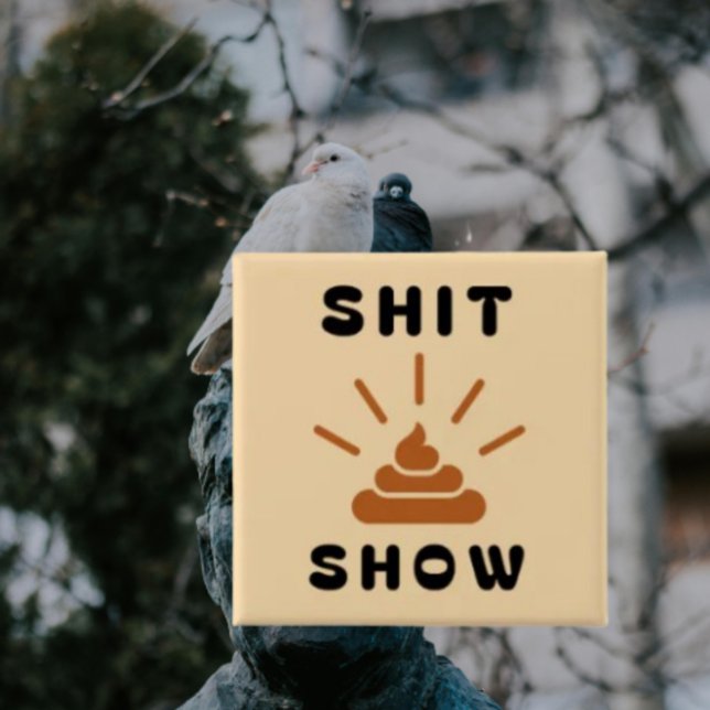 Hot Mess Express | Funny Chaos Button (Von Creator hochgeladen)