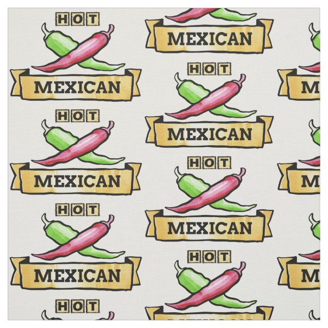 Hot mexikanische Farbstoffe Stoff (Muster)