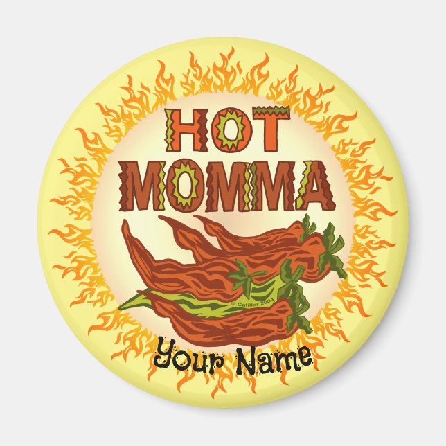 Hot Momma custom Magnet (Vorne)