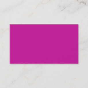 Hot Neon Pink Business Card Visitenkarte