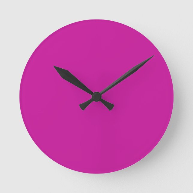 Hot Neon Pink Uhr (Vorderseite)