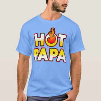 Hot Papa Cooles Geschenk für Vater T-Shirt