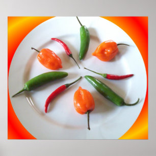 Hot Paprikaschoten 3 Poster