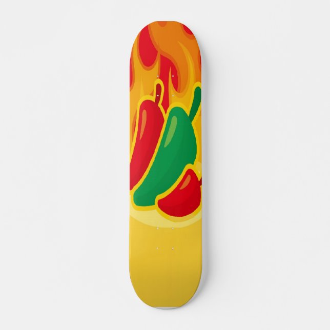 Hot Paprikaschoten Skateboard (Vorne)