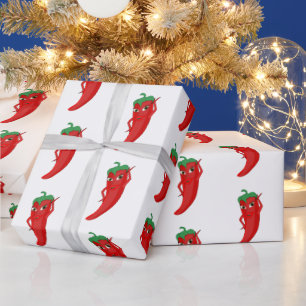 Hot Pepper Diva Muster Zeichnend Geschenkpapier