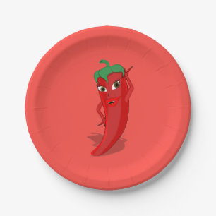 Hot Pepper Diva Pappteller