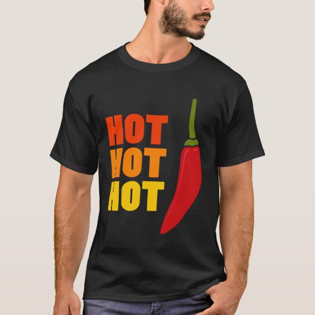 Hot Pepper Red Jalapeno Spicy T-Shirt (Vorderseite)