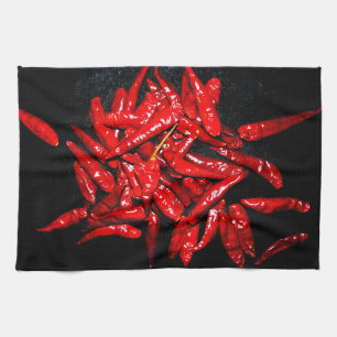 Hot Pepper - Stillleben Geschirrtuch