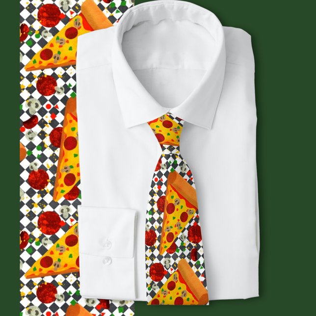 Hot Pepperoni Krawatte (Pizza lovers, pepperoni, take out, junk food. )