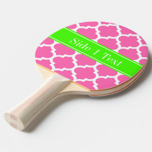 Hot Pink2 Welch marokkanische #5 Lime Green Name M Tischtennis Schläger