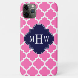 Hot Pink#2 Welches marokkanische #5 Navy 3 Monogra Case-Mate iPhone Hülle
