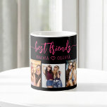 Hot Pink Best Friends 3 Foto Collage Keepake Kaffeetasse<br><div class="desc">Feiern Sie Ihre Freundschaft mit der Hot Pink Best Friends 3 Foto Collage Keepake Kaffee Tasse. Diese lebendige Tasse besticht durch eine atemberaubende Collage aus drei hochgeschätzten Fotos, die unvergessliche Momente mit Ihren besten Freunden erleben. Das warme rosa Design sorgt für eine lustige und stilvolle Touch und macht sie zu...</div>