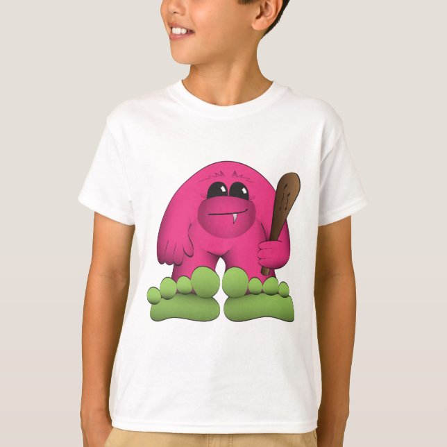 Hot Pink Bigfoot T-Shirt (Vorderseite)