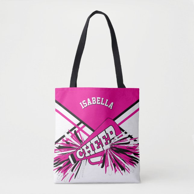 Hot Pink, Black & White Chereleader Design (Vorderseite)