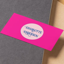 Hot Pink Blue Fashion Stylist