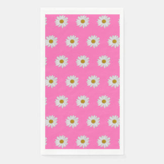 Hot Pink Bohemisch Daisy Pattern Serviette