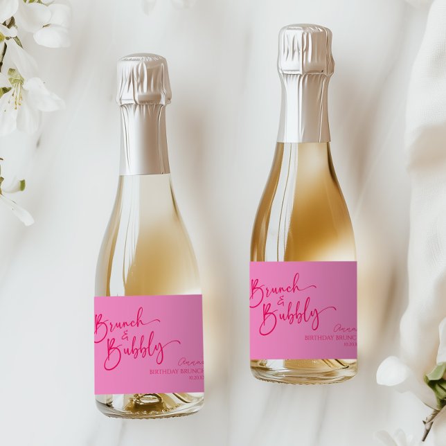 Hot Pink Brunch und Bubbly Birthday Brunch Party (Von Creator hochgeladen)
