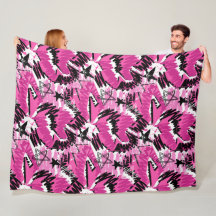 Hot Pink Chaos - Hellrosa tropisch