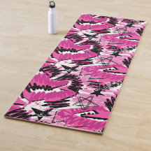 Hot Pink Chaos - Hellrosa tropisch