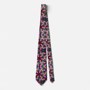 Hot Pink Diamond Neck Tie Krawatte