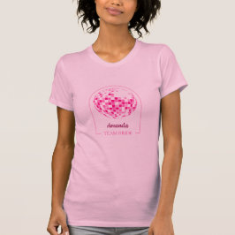 Hot Pink Disco Boogie Team Bridge T-Shirt