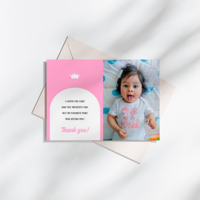 Hot Pink Doll, Fashion Doll Danke, Foto Card Einladung (Von Creator hochgeladen)