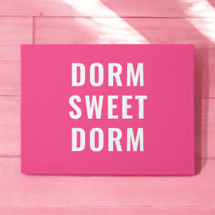 Hot Pink Dorm Sweet Dorm Fußmatte