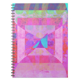 Hot Pink Dream #1 Mixed Media Spiral Notebook Notizblock