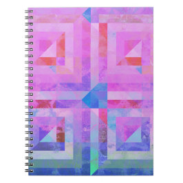 Hot Pink Dream #2 Mixed Media Spiral Notebook Notizblock