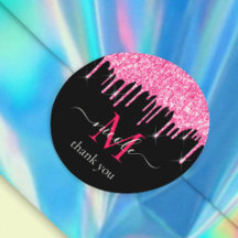 Hot-Pink-Driving-Glitzer + Black Monogram Dankesch