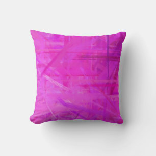 Hot Pink Fine Art Painted Style Kissen