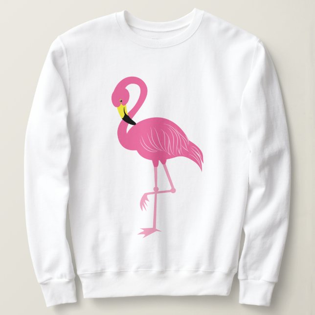 Hot Pink Flamingo Sweatshirt (Design vorne)