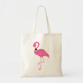 Hot Pink Flamingo Tragetasche