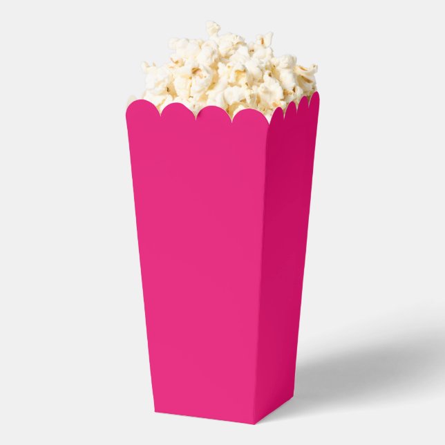 Hot Pink Fuchsia Popcorn Box Geschenkschachtel (Geplatzt)