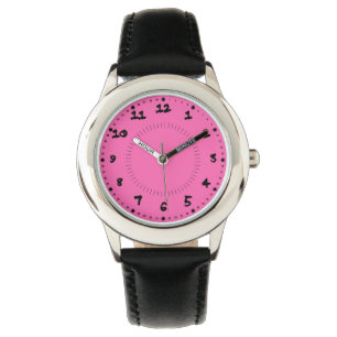 Hot Pink Girls' Armbanduhr