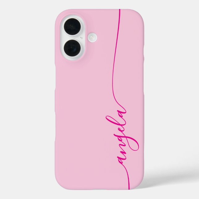 Hot Pink Glam Signature Case-Mate iPhone Hülle (Rückseite)
