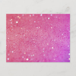 Hot Pink Glitzer - Shiny, Glitzern Postkarte