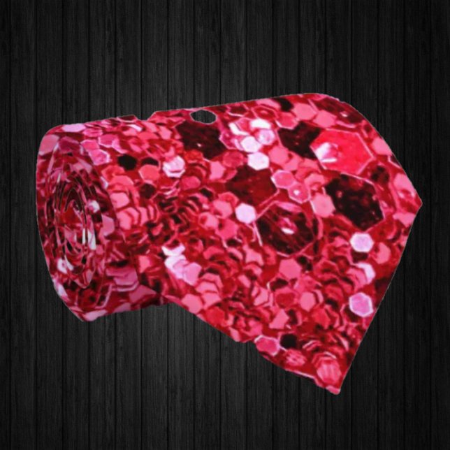 Hot Pink Glitzern Imitate Glitzer Extravagant Luxu Krawatte (Von Creator hochgeladen)