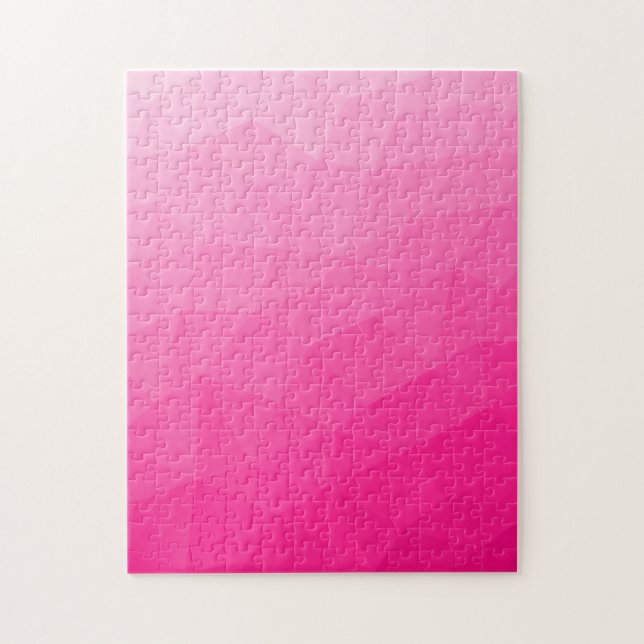 Hot pink gradient geometric mesh pattern puzzle (Vertikal)