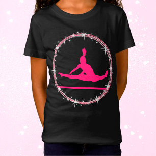 Hot Pink Gymnast Twinkle Gymnastik T-Shirt