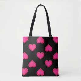 Hot Pink Hearts Pattern