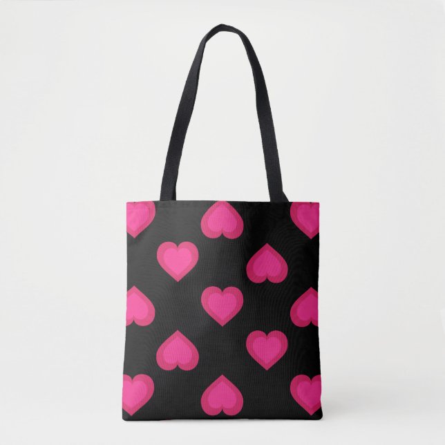 Hot Pink Hearts Pattern (Vorderseite)