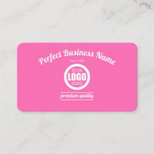 Hot Pink Hinzufügen Ihres Logos Benutzerfreundlic Visitenkarte