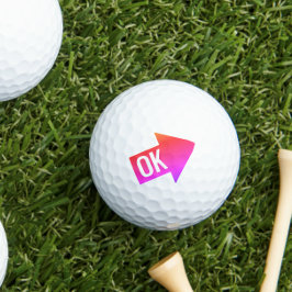 Hot Pink Impact Arrow ゴルフボール Golfball