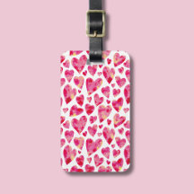 Hot Pink Liebe Herzmuster